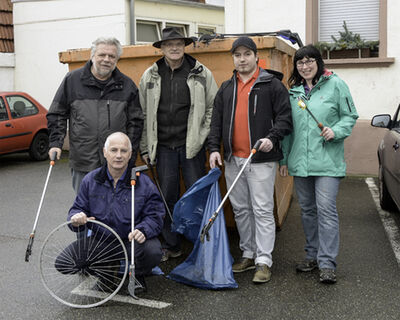 v.l.n.r. Kl.Steinborn, H.Bauer,S.Walther, A.Nettsträter, knieend U.Merz auf Bild fehlen: B.Selbert H.Spies